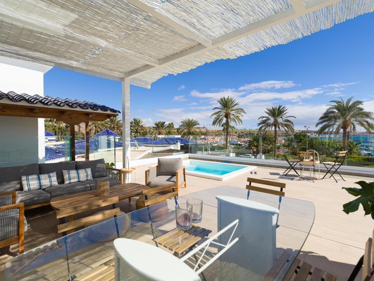 Pasitoblanco Porto Mare 45 Seaview Villa Private Heated Pool Pasito Blanco Bagian luar foto