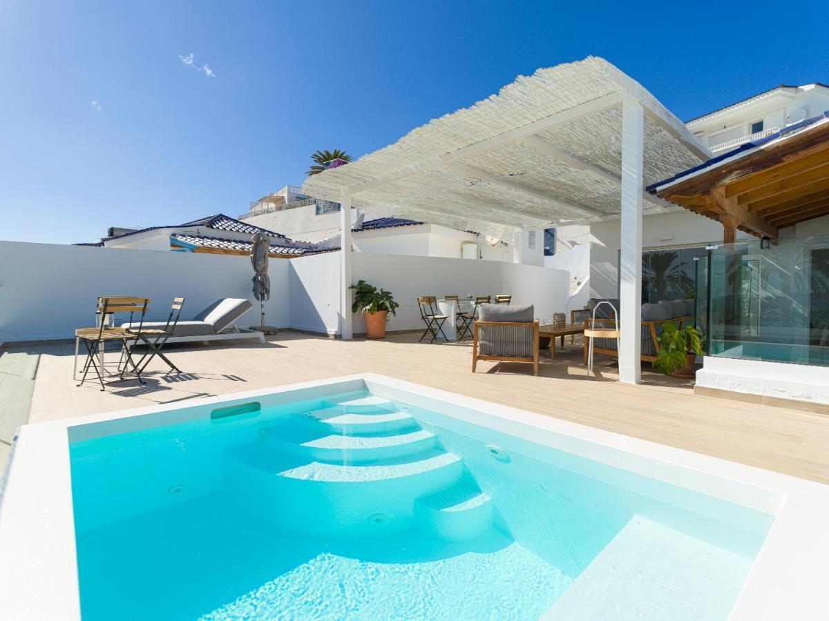 Pasitoblanco Porto Mare 45 Seaview Villa Private Heated Pool Pasito Blanco Bagian luar foto