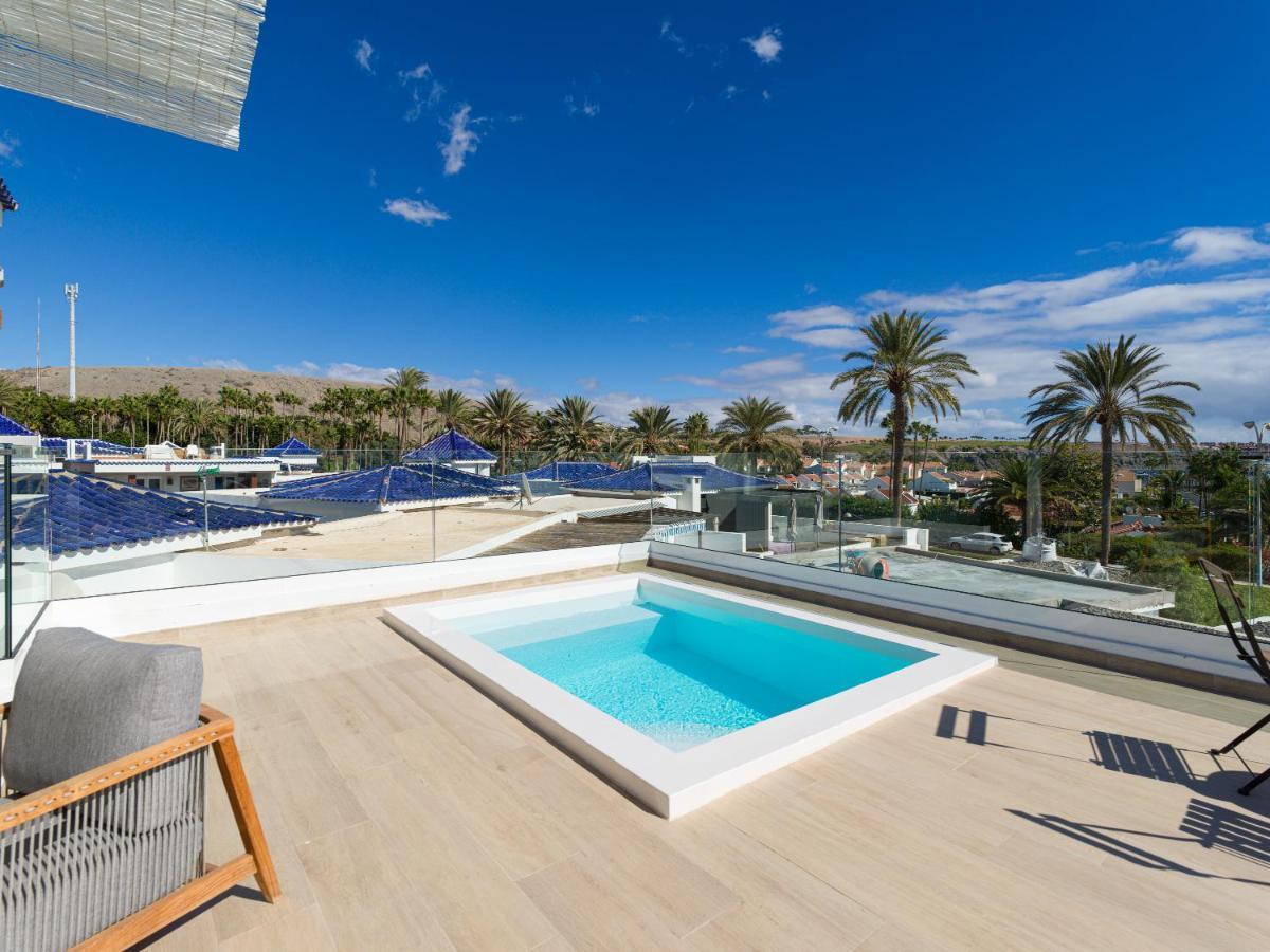 Pasitoblanco Porto Mare 45 Seaview Villa Private Heated Pool Pasito Blanco Bagian luar foto